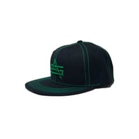 ADG AS Logo Stitch Snapback (Grn)｜ADG ASロゴ ステッチ スナップバック（グリーン）