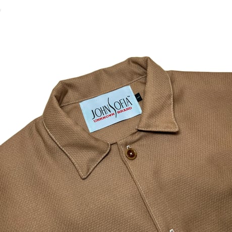 JOHN SOFIA Fleur Longsleeve Shirts (Camel)｜ジョンソフィア フルール ロングスリーブシャツ（キャメル）