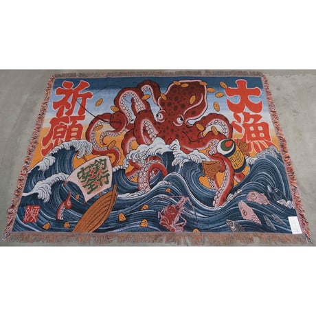 Chaos Fishing Club Tairyo Blanket (NAVY)｜カオス フィッシング クラブ タイリョウ ブランケット（ネイビー）