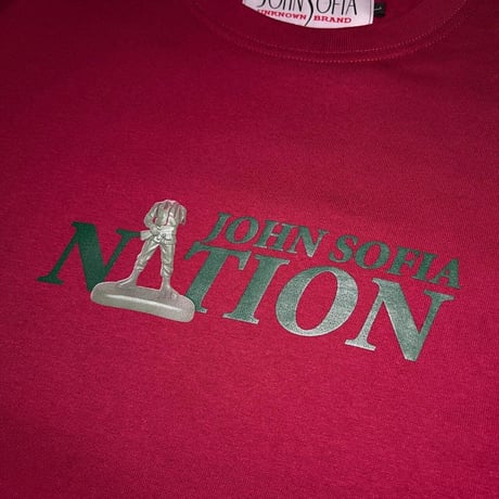 JOHN SOFIA Nation Tee (Green, Yellow)｜ジョンソフィア ネイションT（グリーン/イエロー）