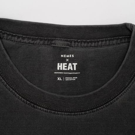 NEMES 295 NEMES x HEAT "The Road" T-SHIRT (Vintage Black) | ネメス 295 ヒート ザ・ロード ティーシャツ（ヴィンテージブラック）
