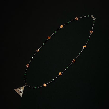 JOHN SOFIA Providence Eye Beads Necklace (Black)｜ジョンソフィア プロヴィデンス アイビーズネックレス（ブラック）