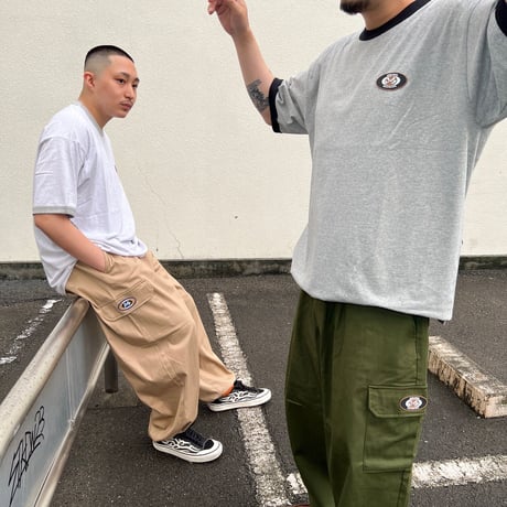 JOHN SOFIA Ringer Tee (Ash/Black)｜ジョンソフィア リンガーTシャツ（アッシュ/ブラック）