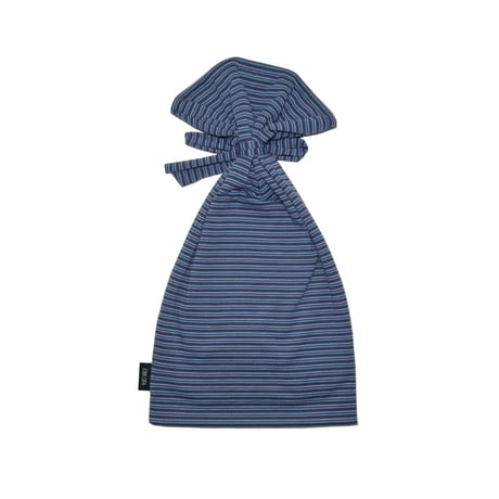 JOHN SOFIA Border Tube Beanie (Purple)｜ジョンソフィア ボーダー チューブ ビーニー（パープル）