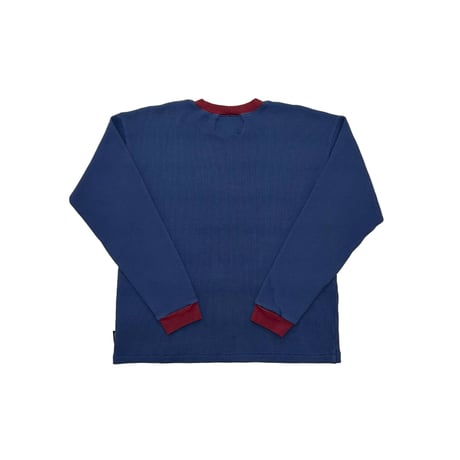 JOHN SOFIA Ringer Thermal Knit (Navy)｜ジョンソフィア リンガー サーマルニット（ネイビー）