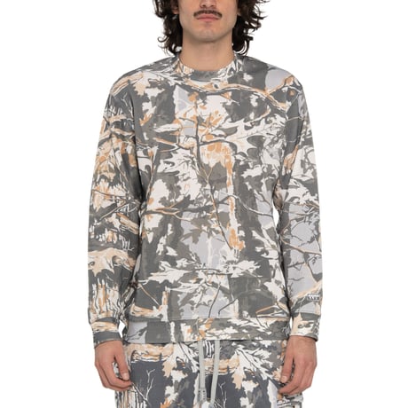 PRO CLUB HEAVYWEIGHT THERMAL CREW (SNOW TREE CAMO)｜プロクラブ ヘビーウェイト サーマル クルー（スノーツリーカモ）