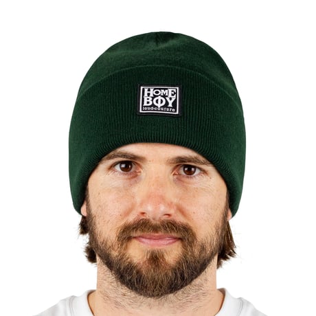 HOMEBOY BALDY BEANIE (FOREST GREEN)｜ホームボーイ バルディ ビーニー（フォレストグリーン）