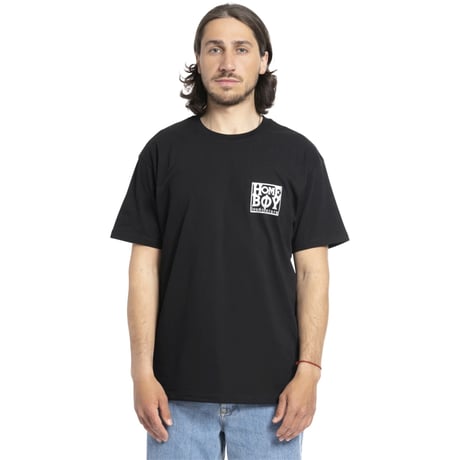 HOMEBOY OLD SCHOOL TEE (BLACK)｜ホームボーイ オールドスクール ティーシャツ（ブラック）