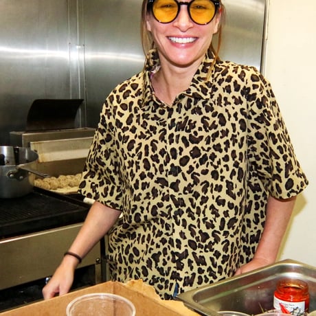 Cookman Work Shirts Short Sleeve Light Leopard (Beige)｜クックマン ワークシャツ ショートスリーブ ライト レオパード（ベージュ）