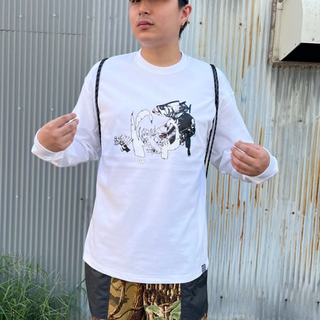 ATTACK ORIGINAL 19th Anniversary LS Tee (Wht)｜アタックオリジナル 19th ロングスリーブT（ホワイト）