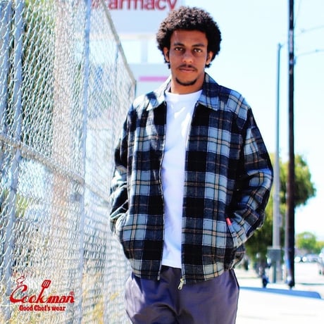 Cookman Delivery Jacket Woolmix Tartan Canadian (Black)｜クックマン デリバリージャケット ウールミックス タータン カナディアン（ブラック）