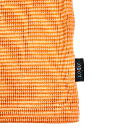 JOHN SOFIA Ringer Thermal Knit (Orange Border)｜ジョンソフィア リンガー サーマルニット（オレンジボーダー）