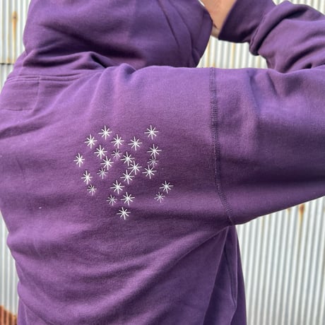 ADG Next Escape Zip Hoodie (Dark Purple)｜エーディージー ネクストエスケープ ジップフーディー（ダークパープル）