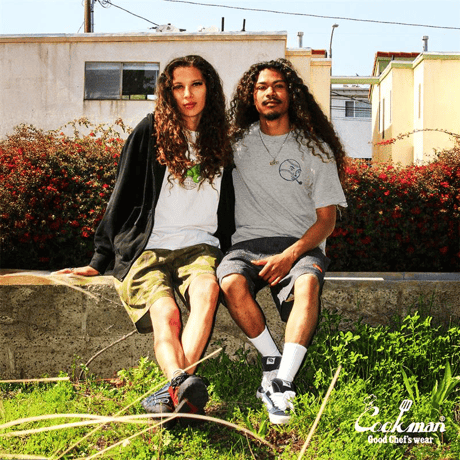 Cookman Chef Pants Short Front Pocket Raindrop Camo (Green) | クックマン ショートフロントポケット カモパンツ（グリーン）