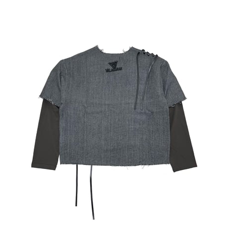 VALABASAS SCRIPTED LONGSLEEVE (GREY) | バラバサス スクリプティッド ロングスリーブ (グレー)