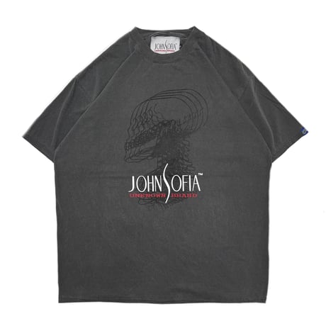 JOHN SOFIA Acid CT Garment Dye Tee (DK Green)｜ジョンソフィア アシッドCT ガーメントダイ ティーシャツ（ダークグリーン）