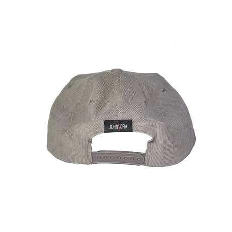 JOHN SOFIA Corduroy Snapback (Gray)｜ジョンソフィア コーデュロイ スナップバック（グレー）