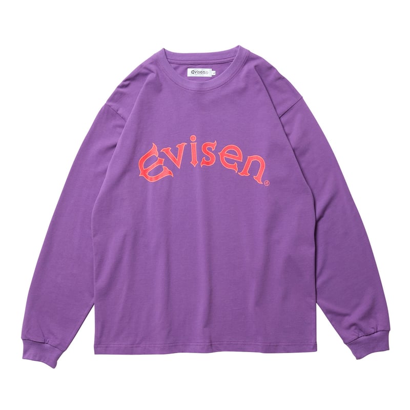 EVISEN ARCH LOGO LS TEE (Purple) | Attack Store