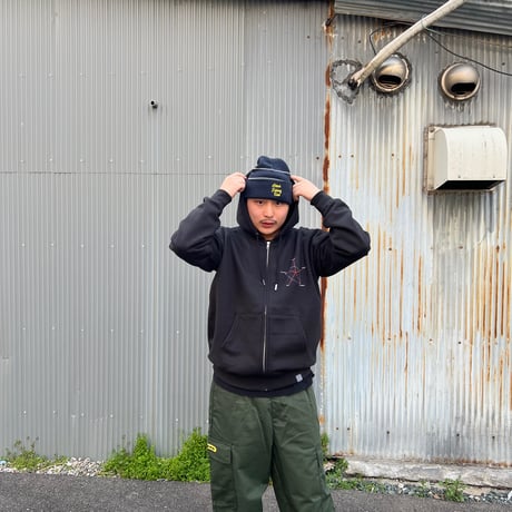 ADG “Graph” Zip Hoodie (Black)｜エーディージー “グラフ” ジップフーディー（ブラック）