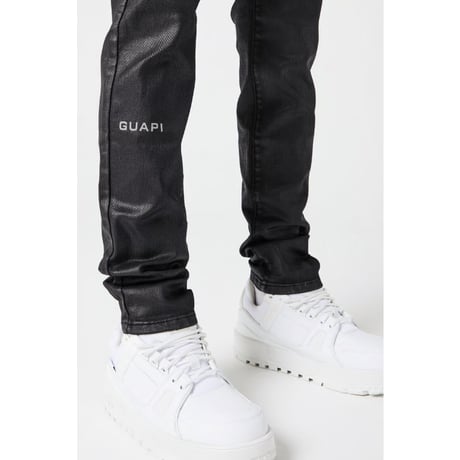 GUAPI Obsidian Back Waxed Basic Denim (BLACK)｜グアピ オブシディアン バックワックスド ベーシックデニム（ブラック）