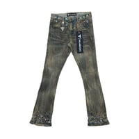 VALABASAS ION LT DIRT VINTAGE WASH WAXED STACKED JEAN｜ヴァラバサス アイオンLT ダート ヴィンテージウォッシュ ワックスドデニム