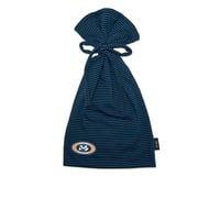 JOHN SOFIA Border Tube Beanie (Black&Blue)｜ジョンソフィア ボーダー チューブ ビーニー（ブラック＆ブルー）