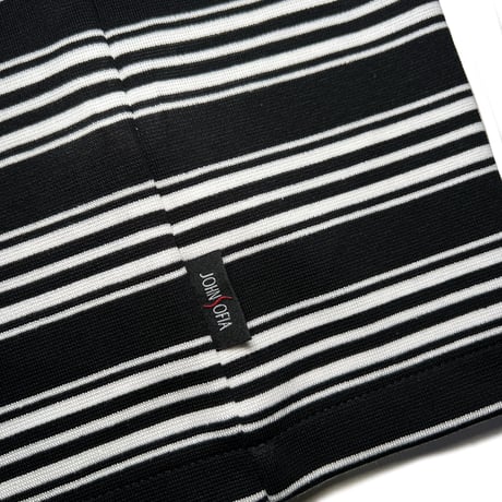 JOHN SOFIA Border Crewneck (Oreo & Blue)｜ジョンソフィア ボーダークルーネック（オレオ＆ブルー）