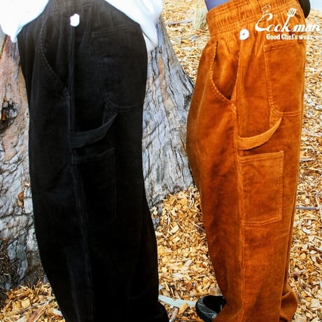 Cookman Carpenter's Pants Corduroy (Black)｜クックマン カーペンターパンツ コーデュロイ（ブラック）