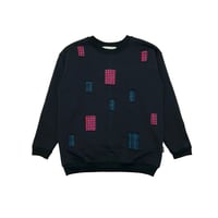 JOHN SOFIA Tartan Signal Sweat (Black)｜ジョンソフィア タータン シグナルスウェット（ブラック）