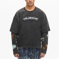 VALABASAS Forge Longsleeve Tee (Washed Black)｜ヴァラバサス フォージ ロングスリーブT（ウォッシュドブラック）