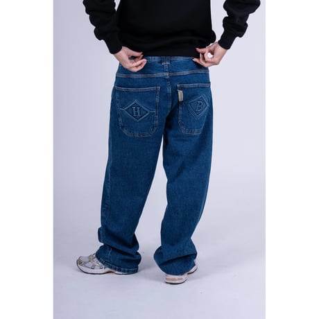 HOMEBOY x-tra BAGGY DIAMOND Denim (WASHED DENIM)｜ホームボーイ エクストラ バギー ダイヤモンド デニム（ウォッシュドデニム）