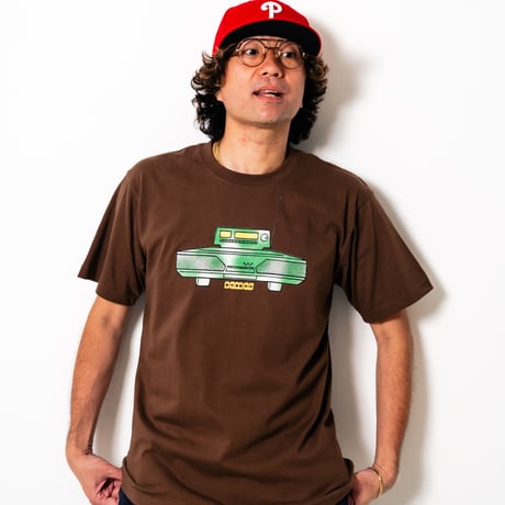 NEMES 288 PANA COBRA TOP T-SHIRT (Dark Brown)｜ネメス 288 パナ コブラトップ Tシャツ（ダークブラウン）