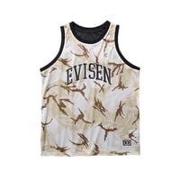 EVISEN  OHAKO CAMO MESH TANK (Black/Sand) | エビセン オハコ カモ メッシュ タンク（ブラック／サンド）