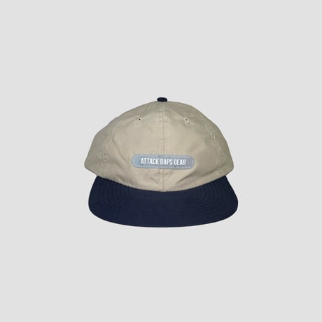 ATTACK DAPS GEAR 6PANEL FIELD CAP (BLK/KH)｜アタックダップスギヤ 6パネル フィールドキャップ（ブラック/カーキ）
