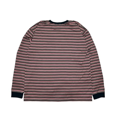 JOHN SOFIA John Border Long Sleeve (Dk Gray, Brown)｜ジョンソフィア ジョン ボーダー ロングスリーブ（ダークグレー/ブラウン）