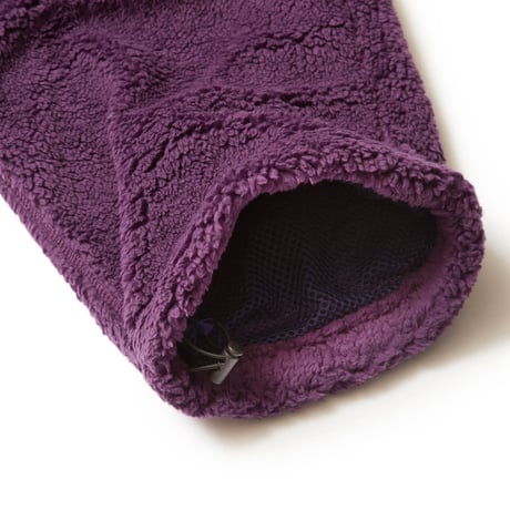 EVISEN × 髙田音楽制作事務所 FEELIN’ SHAGGY FLEECE PANTS (Purple)｜エヴィセン × 髙田音楽制作事務所 フィーリン シャギー フリース パンツ（パープル）