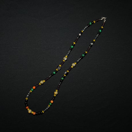 JOHN SOFIA Beads Necklace (Rasta)｜ジョンソフィア ビーズ ネックレス（ラスタ）