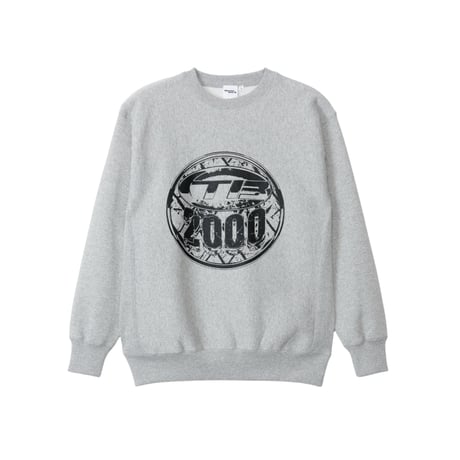 THROWBACK2000 Metalic TB Sweat (Gray)｜スローバック2000 メタリック TB スウェット（グレー）