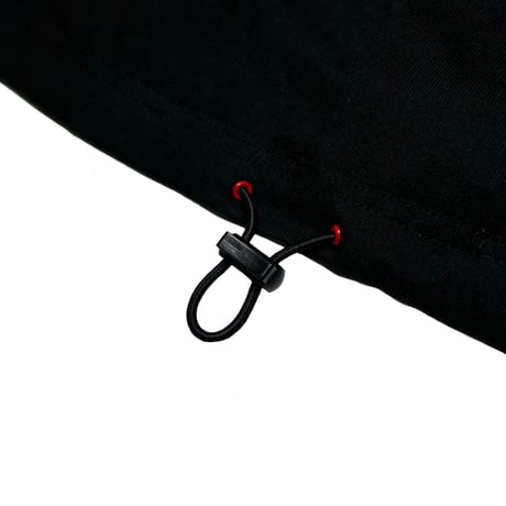 ADG Tagging Drawcord Tee (Blk)｜ADG タギング ドローコードTシャツ（ブラック）