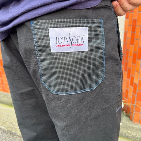 JOHN SOFIA Mixed by After Zone Trousers (Black)｜ジョンソフィア ミックスド バイ アフターゾーン トラウザーズ（ブラック）