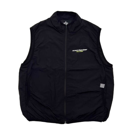 ADG Howl Ripstop Nylon Vest (BLK)｜エーディージー ハウル リップストップ ナイロンベスト（ブラック）