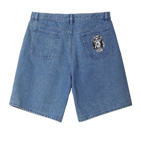 OBEY Bigwig Baggy Denim Short (Stonewash Indigo)｜オベイ ビッグウィグ バギーデニムショーツ（ストーンウォッシュインディゴ）