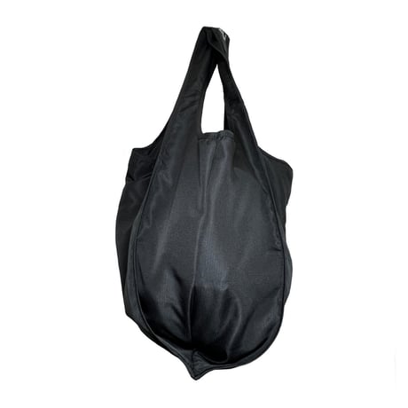 ATTACK ORIGINAL Recovering From Meltdown Ripstop Nylon Eco Bag (Blk/Blu)｜アタックオリジナル  エコバッグ
