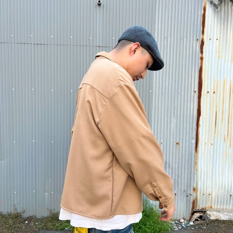 JOHN SOFIA Fleur Longsleeve Shirts (Camel)｜ジョンソフィア フルール ロングスリーブシャツ（キャメル）