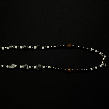 JOHN SOFIA Six Messiah Beads Necklace (Silver)｜ジョンソフィア シックスメサイア ビーズネックレス（シルバー）