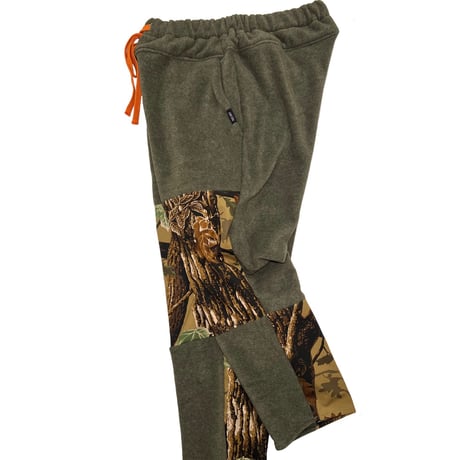 JOHN SOFIA Paneled High-Grade Fleece Pants (Olive/Realtree)｜ジョンソフィア パネルド ハイグレード フリースパンツ（オリーブ/リアルツリー）