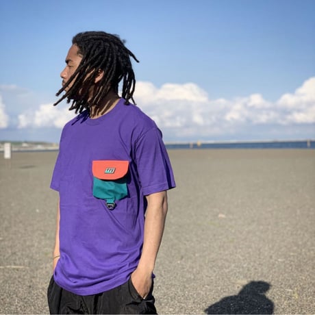 FLATLUX Aqua Pocket3 Tee (Sandstone)｜フラットラックス アクア ポケット3 ティーシャツ（サンドストーン）