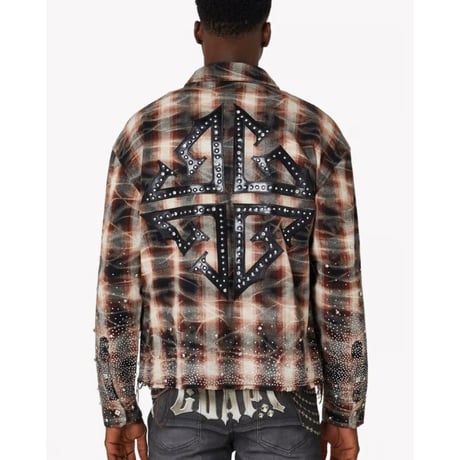 GUAPI Mocha Rhinestone Flannel (Brown)｜グアピ モカ ラインストーン フランネル（ブラウン）