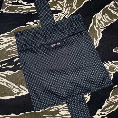 JOHN SOFIA RIPSTOP TACTICAL SHIRT (TIGER CAMO)｜ジョンソフィア リップストップ タクティカル シャツ（タイガーカモ）