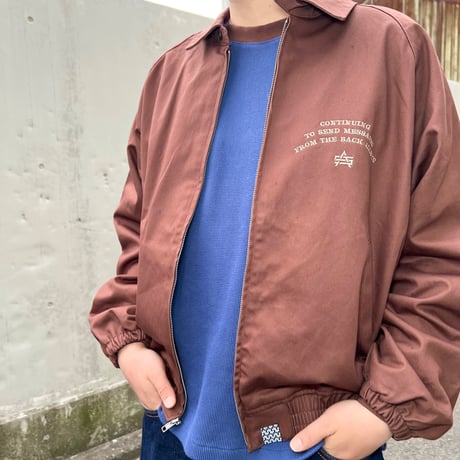 ATTACK ORIGINAL “CONCEPT” HARRINGTON JACKET (BROWN)｜アタックオリジナル “コンセプト” ハリントンジャケット（ブラウン）
